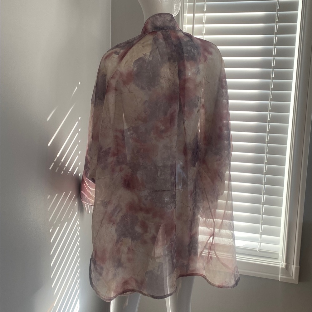 Sheer open kimono cardigan - Picture 4 of 7